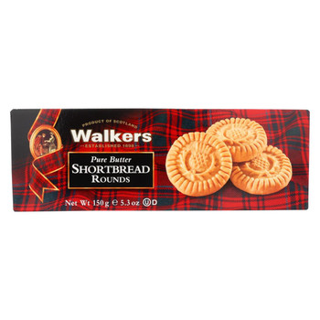 Walkers Shortbread - Pure Butter Round - Case of 12 - 5.3 oz. Walkers Shortbread - Pure Butter Round - Case of 12 - 5.3 oz.