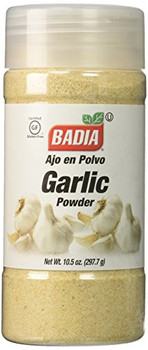 Badia Spices - Garlic Powder - Case of 12 - 10.5 oz. Badia Spices - Garlic Powder - Case of 12 - 10.5 oz.