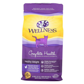 Wellness Pet Products Cat Food - Deboned Chicken, Chicken Meal and Whitefish Meal Recipe - Case of 6 - 40 oz. Wellness Pet Products Cat Food - Deboned Chicken, Chicken Meal and Whitefish Meal Recipe - Case of 6 - 40 oz.