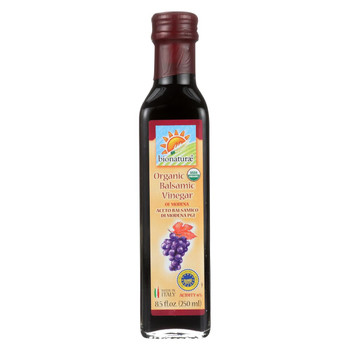 Bionaturae Balsamic Vinegar - Gluten Free - Case of 12 - 8.5 Fl oz.