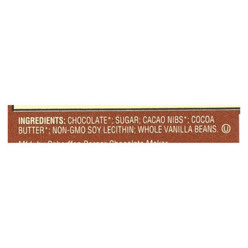 Scharffen Berger Chocolate Bar - Dark Nibby - Dark Chocolate - 62 Percent Cacao - Roasted Cacao Nibs - 3 oz Bars - Case of 12
