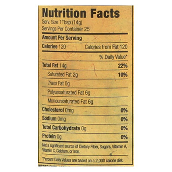 Napa Valley Naturals Organic Toasted Sesame Oil - Case of 12 - 12.7 Fl oz. Napa Valley Naturals Organic Toasted Sesame Oil - Case of 12 - 12.7 Fl oz.