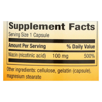 Nature's Way - Niacin - 100 mg - 100 Capsules Nature's Way - Niacin - 100 mg - 100 Capsules