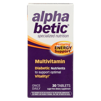 Nature Works Alpha Betic Once-A-Day Multiple Vitamins - 30 Caplets
