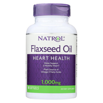 Natrol Omega-3 Flax Seed Oil - 1000 mg - 90 Softgels Natrol Omega-3 Flax Seed Oil - 1000 mg - 90 Softgels