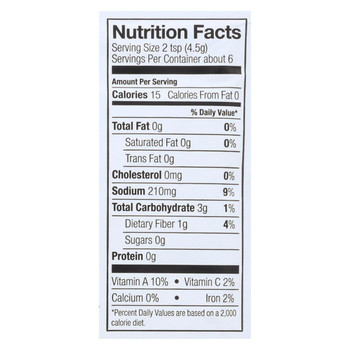 Simply Organic Spicy Chili Seasoning Mix - Case of 12 - 1 oz. Simply Organic Spicy Chili Seasoning Mix - Case of 12 - 1 oz.