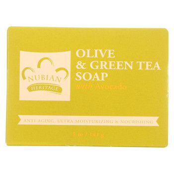 Nubian Heritage Bar Soap Olive Butter - 5 oz Nubian Heritage Bar Soap Olive Butter - 5 oz