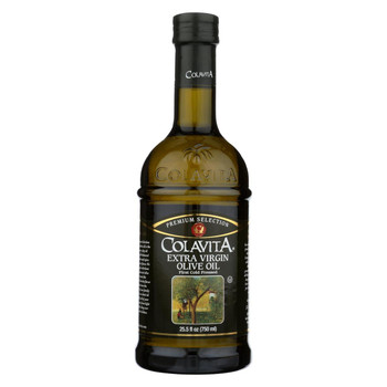 Colavita - Premium Extra Virgin Olive Oil - First Cold Pressed - Case of 6 - 25.5 Fl oz.