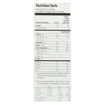Nature's Path Organic Smart-bran Cereal - Case of 12 - 10.6 oz. Nature's Path Organic Smart-bran Cereal - Case of 12 - 10.6 oz.