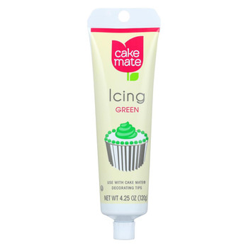 Cake Mate - Decorating Icing - Green - 4.25 oz - Case of 6