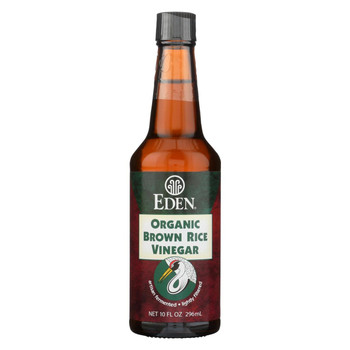 Eden Foods Organic Vinegar - Brown Rice - Case of 12 - 10 fl oz Eden Foods Organic Vinegar - Brown Rice - Case of 12 - 10 fl oz