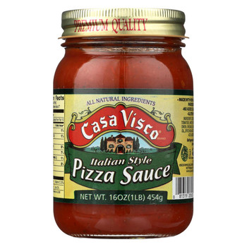 Casa Visco Sauce - Pizza - Case of 12 - 16 oz Casa Visco Sauce - Pizza - Case of 12 - 16 oz
