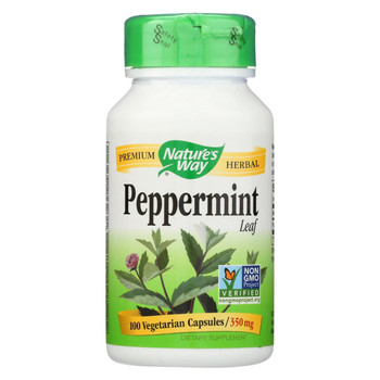 Nature's Way - Peppermint Leaves - 100 Capsules