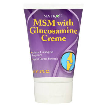 Natrol MSM with Glucosamine Creme - 4 oz