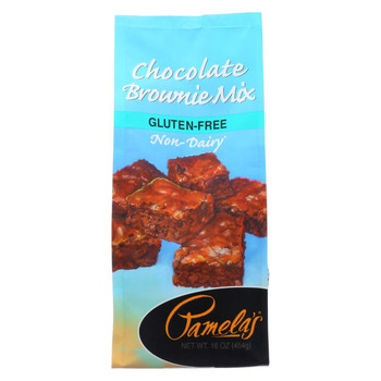 Pamela's Products - Chocolate Brownie - Mix - Case of 6 - 16 oz.