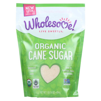 Wholesome Sweeteners Sugar - Organic - Milled - Unrefined - Case of 12 lbs Wholesome Sweeteners Sugar - Organic - Milled - Unrefined - Case of 12 lbs