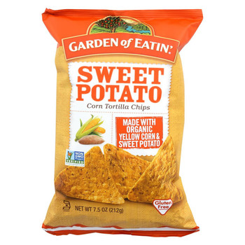 Garden of Eatin' Tortilla Chips - Sweet Potato - Case of 12 - 7.5 oz.