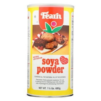 Fearns Soya Food Natural Soya Powder - 1.5 lb - case of 12