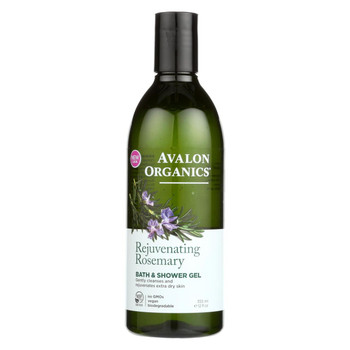 Avalon Organics Bath and Shower Gel Rosemary - 12 fl oz Avalon Organics Bath and Shower Gel Rosemary - 12 fl oz