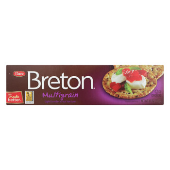 Breton/Dare - Multigrain Crackers - Case of 12 - 8.8 oz. Breton/Dare - Multigrain Crackers - Case of 12 - 8.8 oz.