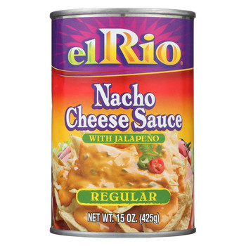 El Rio Nacho Cheese Sauce - Regular - Case of 12 - 15 oz.