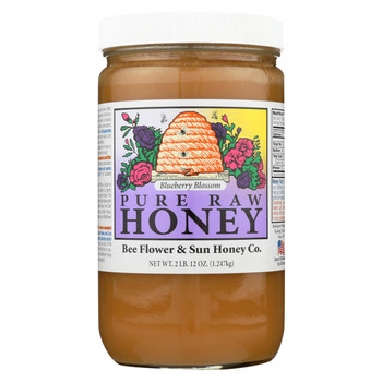 Bee Flower and Sun Honey - Blueberry Blossom - Case of 12 - 44 oz. Bee Flower and Sun Honey - Blueberry Blossom - Case of 12 - 44 oz.