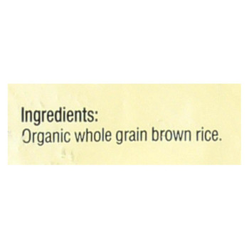 Lundberg Family Farms Brown Rice Cake - Unsalted - Case of 12 - 8.5 oz.