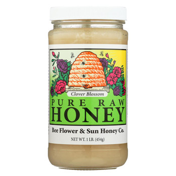 Bee Flower and Sun Honey - Clover Blossom - Case of 12 lbs Bee Flower and Sun Honey - Clover Blossom - Case of 12 lbs