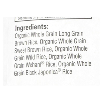 Lundberg Family Farms Organic Wild Blend Gourmet Brown Rice - Single Bulk Item - 25LB