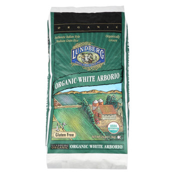 Lundberg Family Farms Organic California White Arborio Rice - Single Bulk Item - 25LB Lundberg Family Farms Organic California White Arborio Rice - Single Bulk Item - 25LB