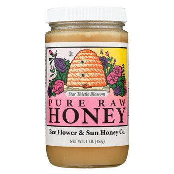 Bee Flower and Sun Honey - Star Thistle Blossom - Case of 12 lbs Bee Flower and Sun Honey - Star Thistle Blossom - Case of 12 lbs