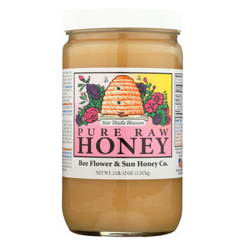 Bee Flower and Sun Honey - Pure Raw - Case of 12 - 44 oz.