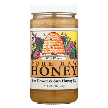 Bee Flower and Sun Honey - Wild Flower - Case of 12 lbs Bee Flower and Sun Honey - Wild Flower - Case of 12 lbs
