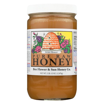 Bee Flower and Sun Honey - Wild Flower - Case of 12 - 44 oz. Bee Flower and Sun Honey - Wild Flower - Case of 12 - 44 oz.