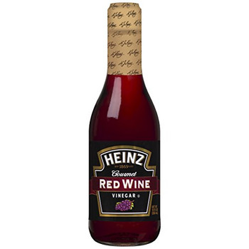Heinz Gourmet Red Wine Vinegar - Red Wine - Case of 12 - 12 Fl oz. Heinz Gourmet Red Wine Vinegar - Red Wine - Case of 12 - 12 Fl oz.
