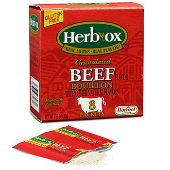 Herb-Ox Boullion - Beef - Low Sodium - Case of 12 - 8 count Herb-Ox Boullion - Beef - Low Sodium - Case of 12 - 8 count