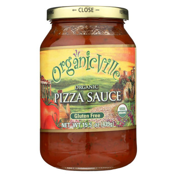 Organic Ville Organic Pizza - Sauce - Case of 12 - 15.5 Fl oz.