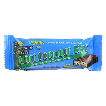 Coconut Secret Bar - Mint Coconut - Case of 12 - 1.75 oz.