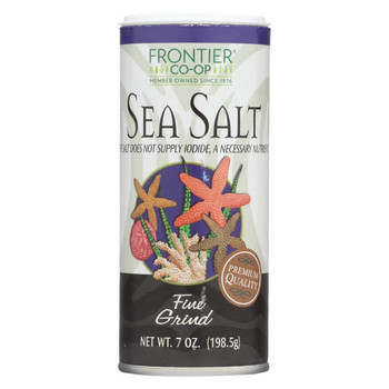 Frontier Herb Sea Salt - Fine Grind - 7 oz Frontier Herb Sea Salt - Fine Grind - 7 oz