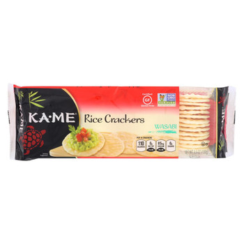 KaMe Rice Crackers - Wasabi - 3.5 oz - case of 12 KaMe Rice Crackers - Wasabi - 3.5 oz - case of 12