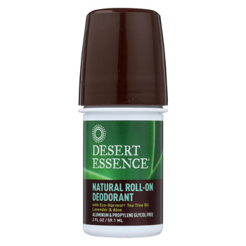 Desert Essence Natural Roll-On Deodorant - 2 oz