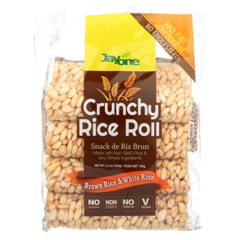 J1 Brown Rice Crunch Rice Roll - Case of 12 - 3.5 oz J1 Brown Rice Crunch Rice Roll - Case of 12 - 3.5 oz