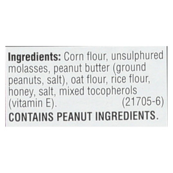 Mother's Bumpers Crunchy Corn Cereal - Peanut Butter - Case of 14 - 12.3 oz.