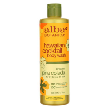 Alba Botanica Hawaiian Cocktail Body Wash Pina Colada - 12 fl oz