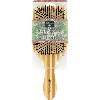 Earth Therapeutics Large Bamboo Lacquer Pin Paddle Brush - 1 Brush Earth Therapeutics Large Bamboo Lacquer Pin Paddle Brush - 1 Brush