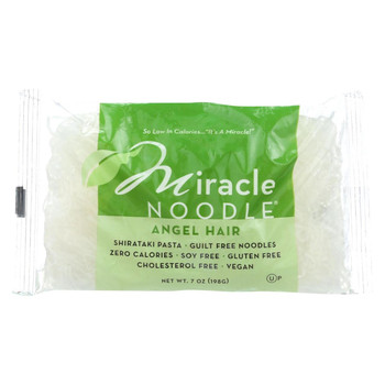 Miracle Noodle Pasta - Shirataki - Miracle Noodle - Angel Hair - 7 oz - case of 6 Miracle Noodle Pasta - Shirataki - Miracle Noodle - Angel Hair - 7 oz - case of 6