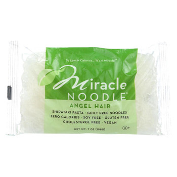 Miracle Noodle Pasta - Shirataki - Miracle Noodle - Angel Hair - 7 oz - case of 6