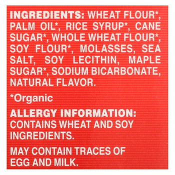 Shady Maple Farms Organic Maple Waffle Cookie - Case of 8 - 8.5 oz.