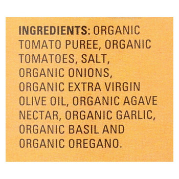 Organic Ville Organic Pasta Sauce - Marinara - Case of 12 - 24 Fl oz.