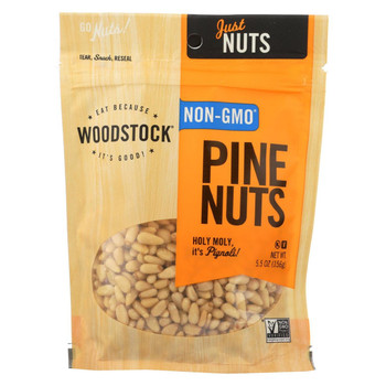 Woodstock Non-GMO Pine Nuts - Case of 8 - 5.5 OZ